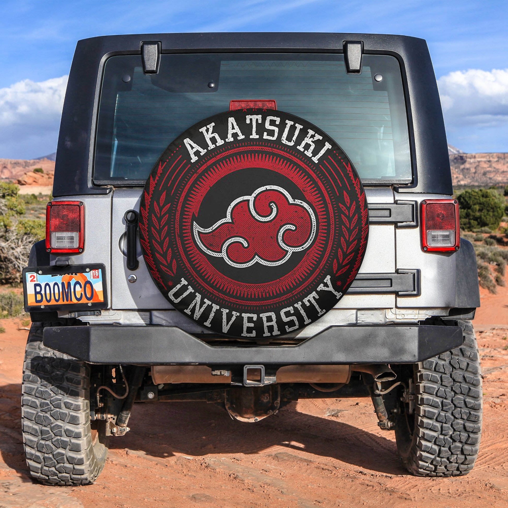 Akatsuki University Spare Tire Cover