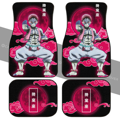Akaza Car Floor Mats Custom Anime Demon Slayer Car Interior Accessories