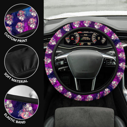 Akaza Demon Slayer Anime Premium Custom Car Steering Wheel Cover 1