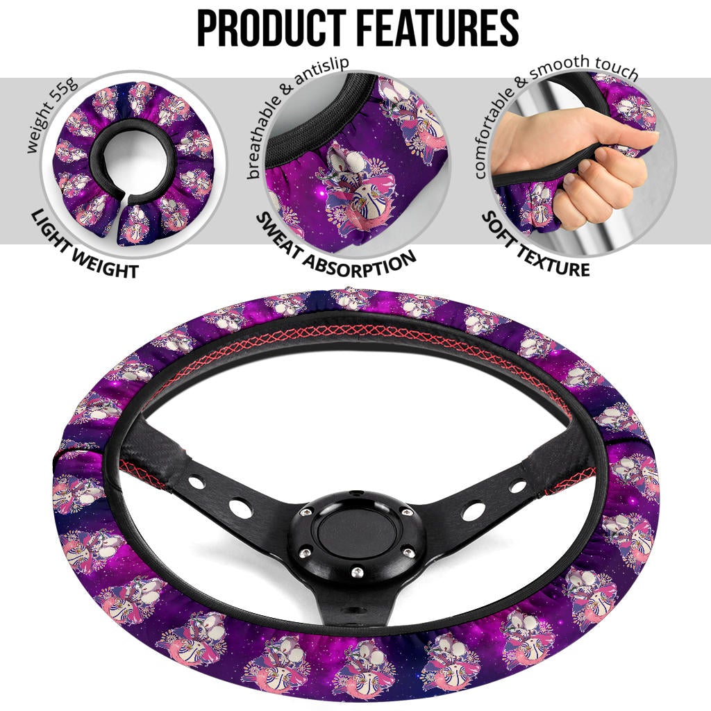 Akaza Demon Slayer Anime Premium Custom Car Steering Wheel Cover 1
