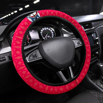 Akaza Demon Slayers Car Accessorries Anime Steering Wheel Cover