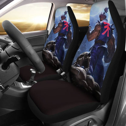 Akuma Street Fighter Car Floor Mats Amazing Gitf Universal Fit 173905