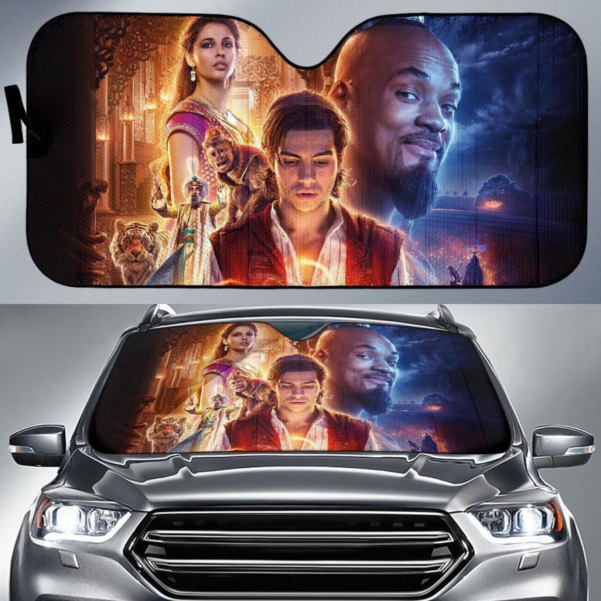 Aladdin Genie Jasmin Auto Sun Shade Mn05 Universal Fit 111204