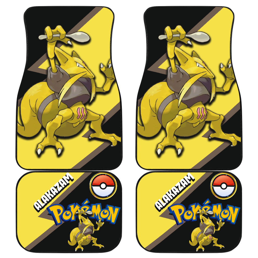Alakazam Car Floor Mats Custom Anime Car Interior Accessories