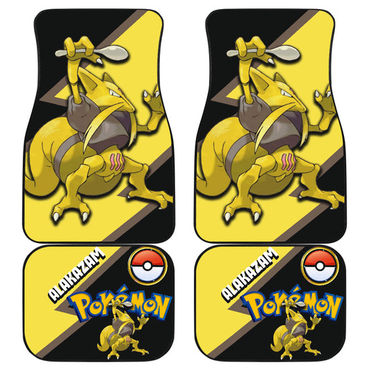 Alakazam Car Floor Mats Custom Anime Car Interior Accessories
