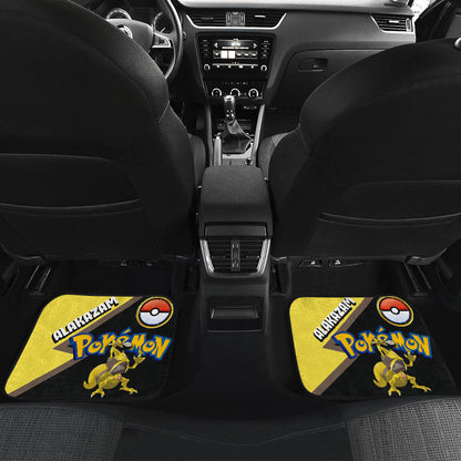 Alakazam Car Floor Mats Custom Anime Car Interior Accessories