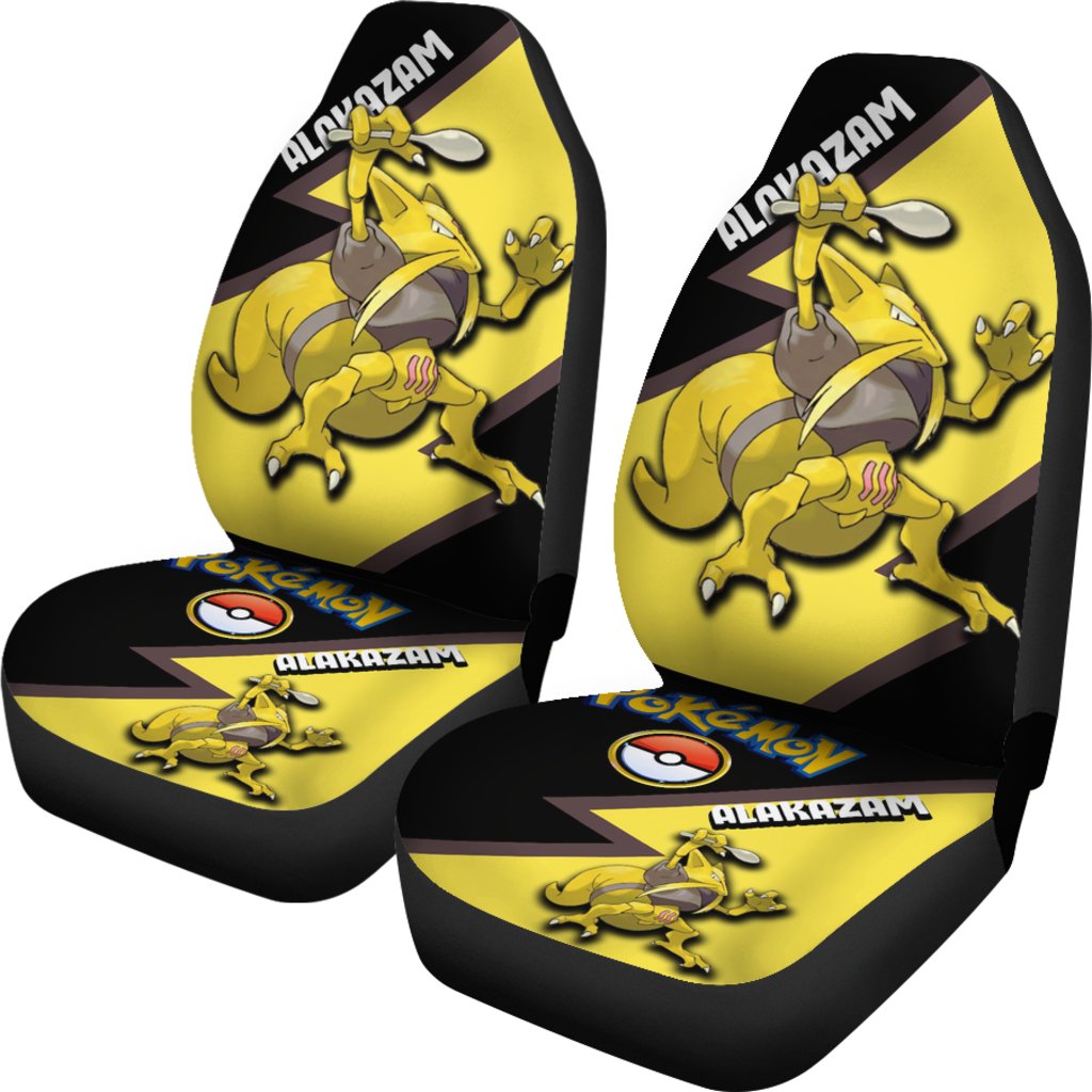 Alakazam Car Seat Covers Custom Anime Pokemon Car Accessories