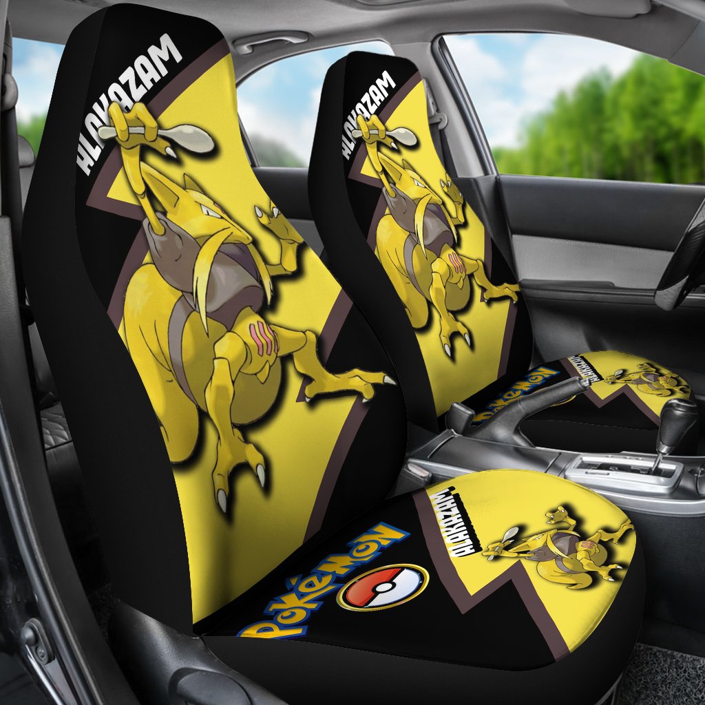 Alakazam Car Seat Covers Custom Anime Pokemon Car Accessories