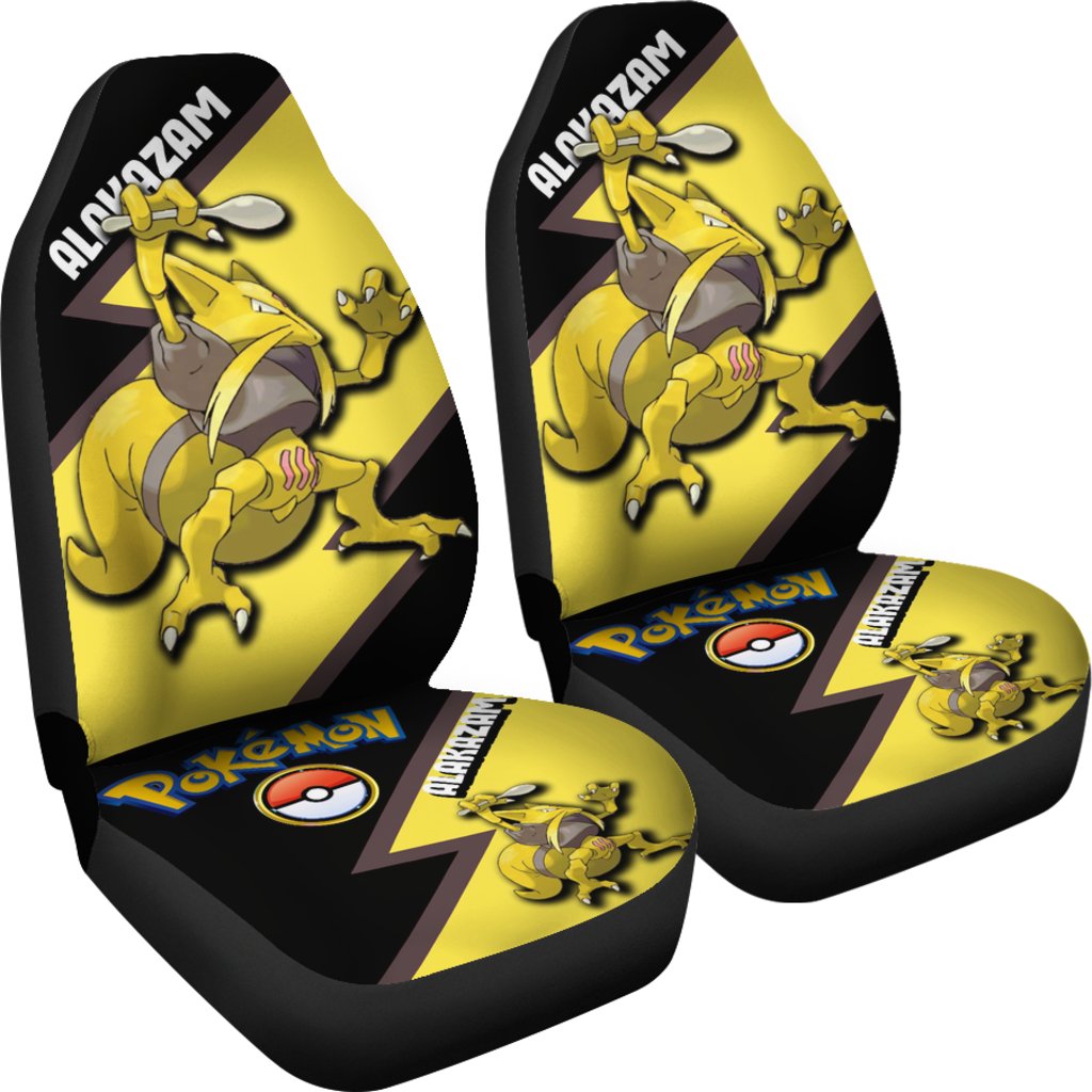 Alakazam Car Seat Covers Custom Anime Pokemon Car Accessories