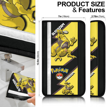 Alakazam car seat belt covers Anime Custom Car Accessories