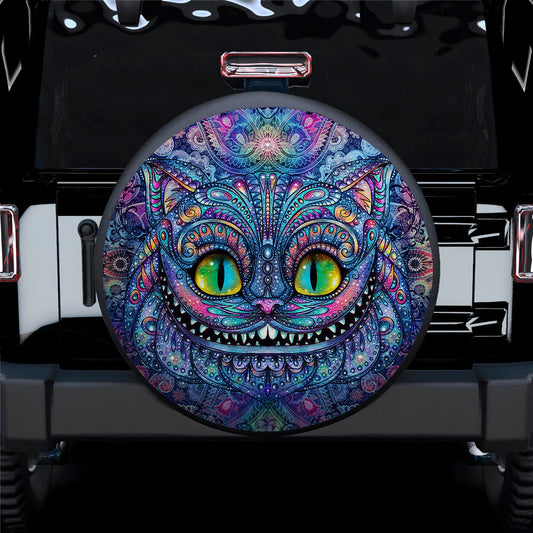 Alice In Wonderland Cheshire Cat Car Spare Tire Cover