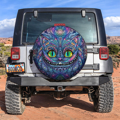 Alice In Wonderland Cheshire Cat Car Spare Tire Cover