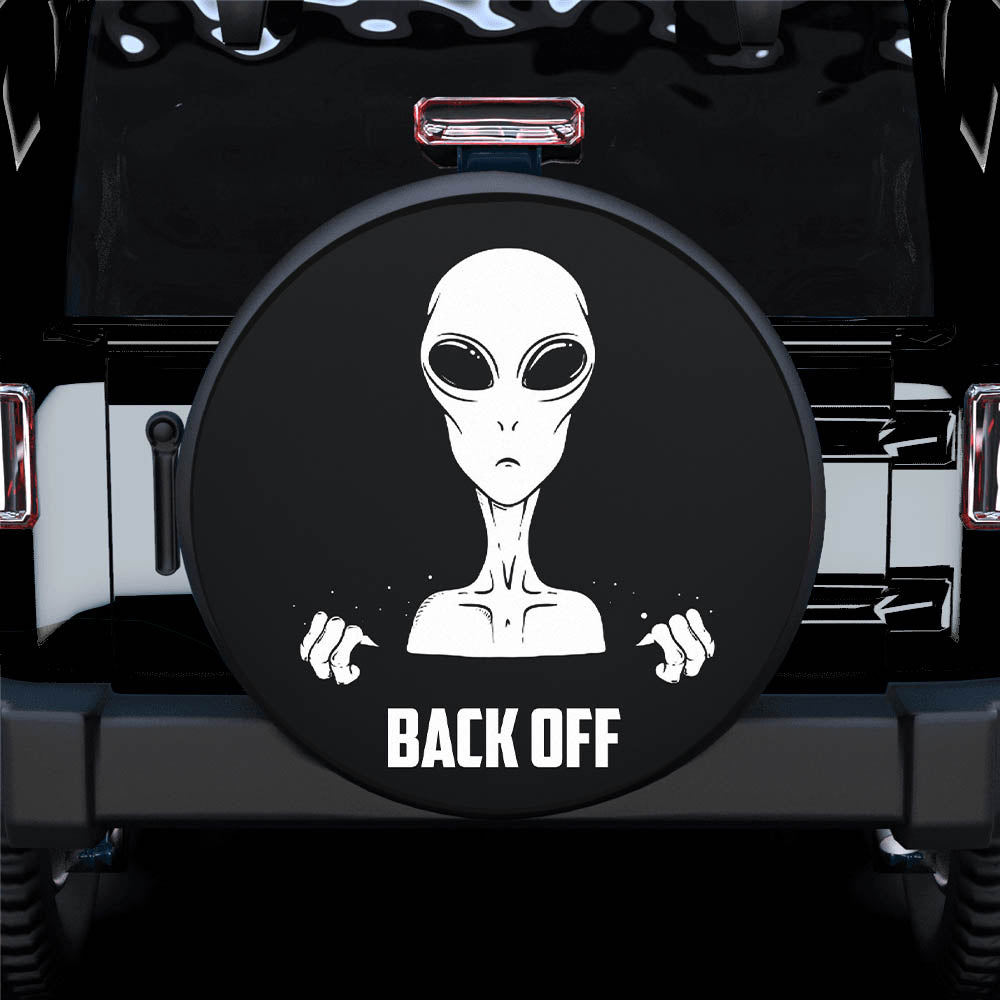 Alien Back Off Car Spare Tire