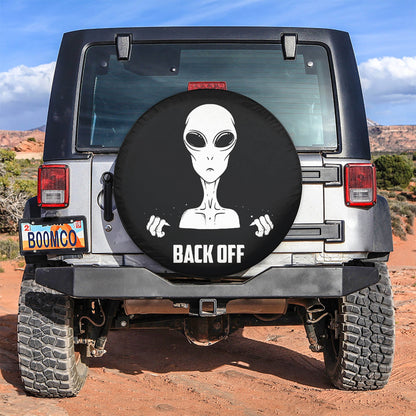 Alien Back Off Car Spare Tire