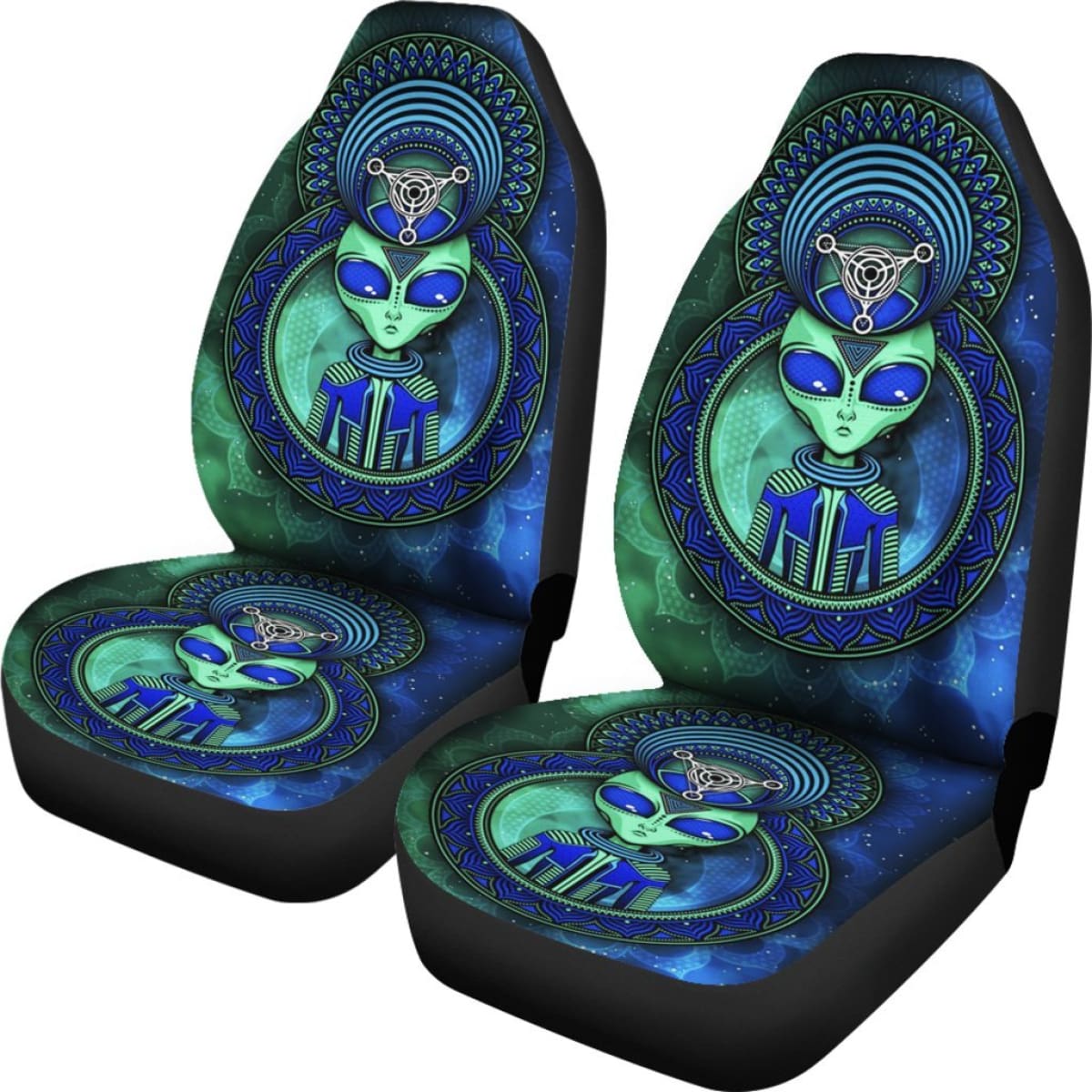 Alien Fantasy Art Car Seat Covers Movie Fan Gift H040120 Universal Fit 225311