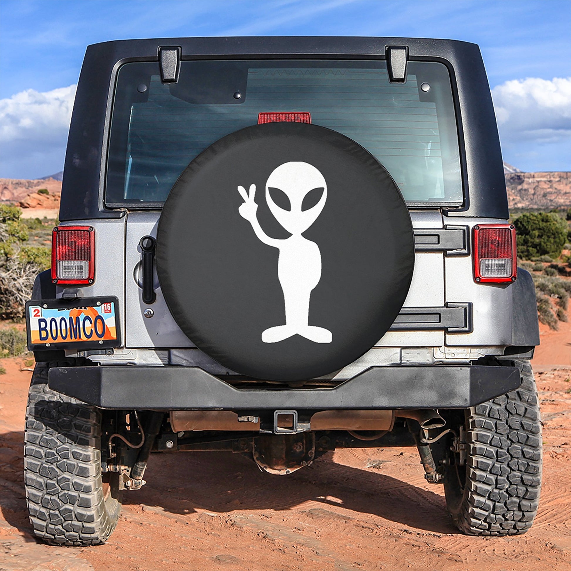 Alien Spare Tire Cover