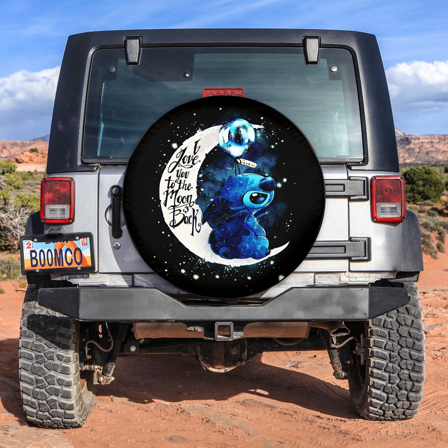 Alien Moon Spare Tire Cover