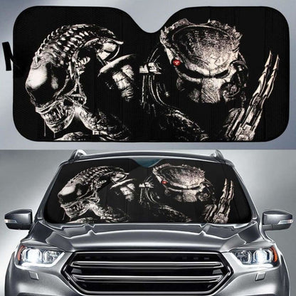 Aliens Vs Predator Car Auto Sun Shades Universal Fit 051312