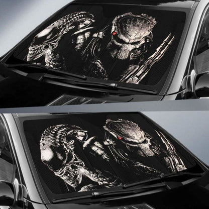 Aliens Vs Predator Car Auto Sun Shades Universal Fit 051312