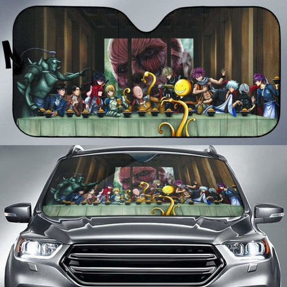 All Animes on Party Table car auto sunshades 918b Universal Fit