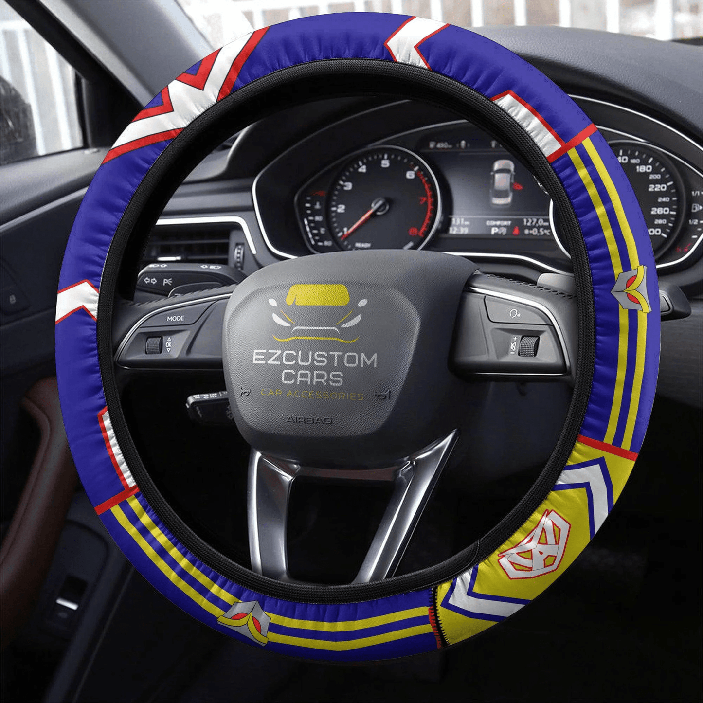 All Might Anime Steering Wheel Cover Custom Anime My Hero Academia Car Accessories