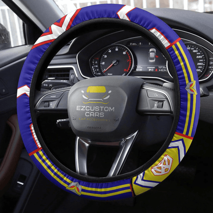 All Might Anime Steering Wheel Cover Custom Anime My Hero Academia Car Accessories
