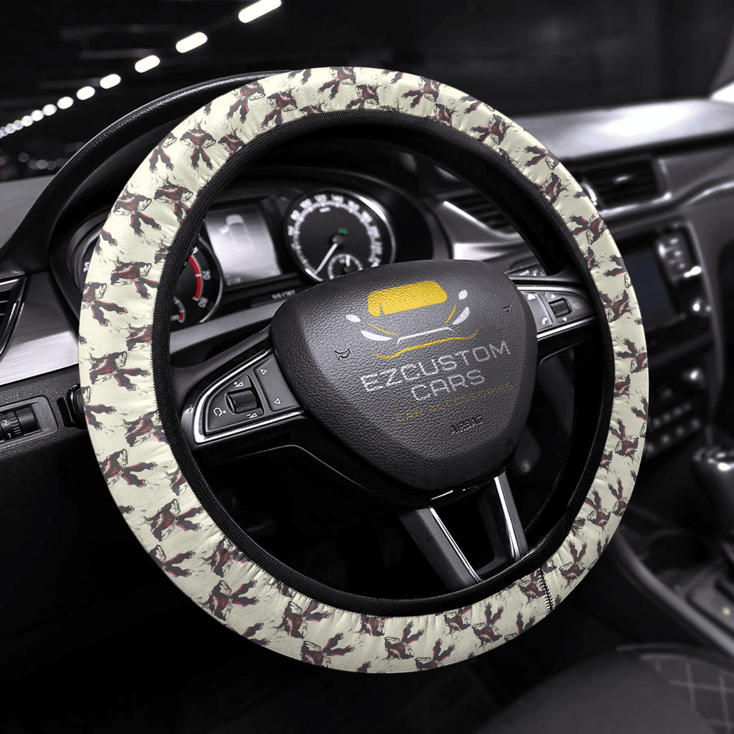 All Might My Hero Academia Anime Steering Wheel Cover Anime Car Accessories
