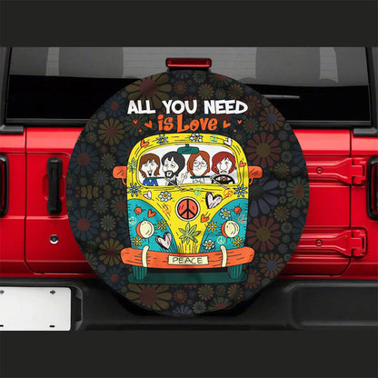 All You Need Is Love Jeep Car Spare Tire Cover