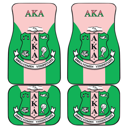 Alpha Phi Alpha Sororities Car Floor Mats Custom For Fans Ci230207-09