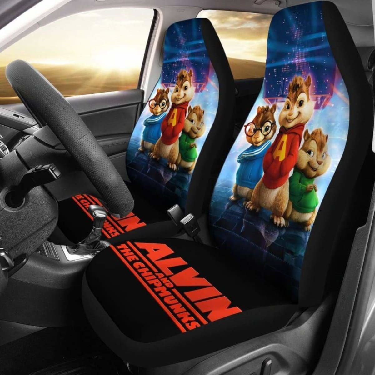 Alvin And The Chipmunk Seat Covers 101719 Universal Fit