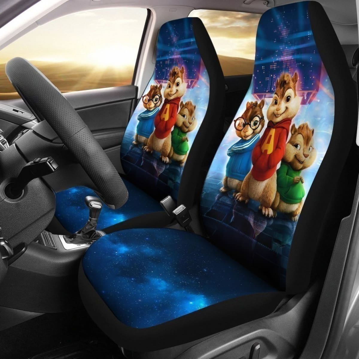 Alvin And The Chipmunks Car Seat Covers Fan Gift Universal Fit 194801