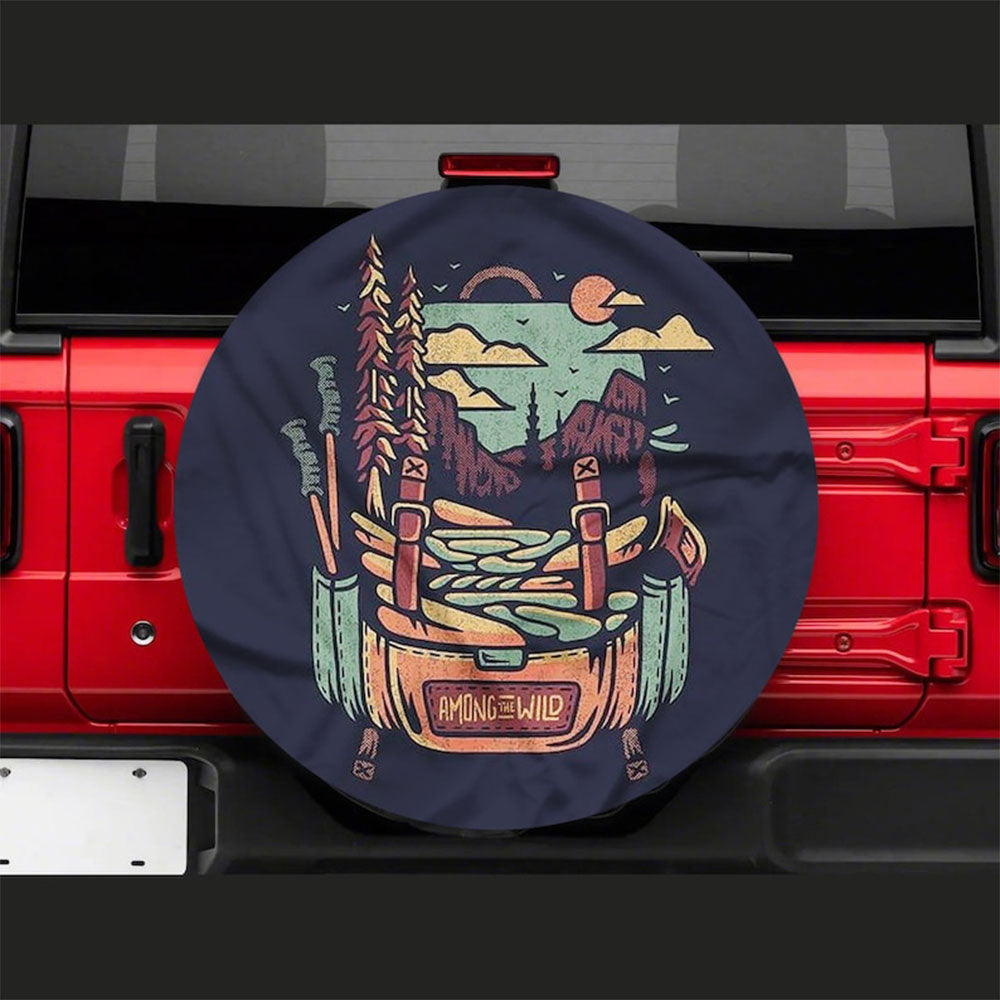Amazing Of Wild Hippie Vintage Jeep Car Spare Tire Cover