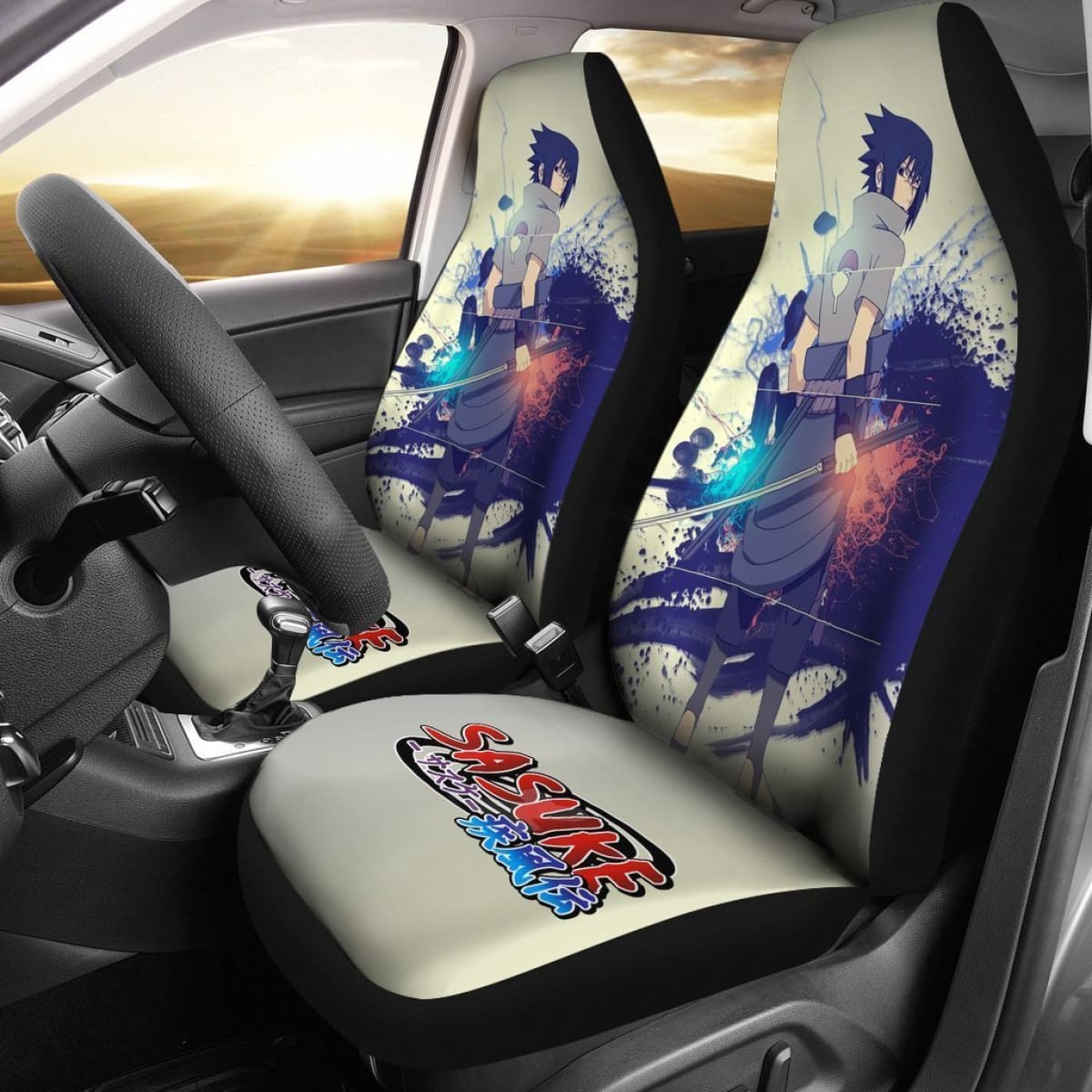 Amazing Sasuke Uchiha Naruto Car Seat Covers Lt04 Universal Fit 225721