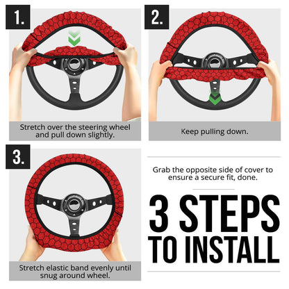 Amazing Spider Man Steering Premium Custom Car Steering Wheel Cover