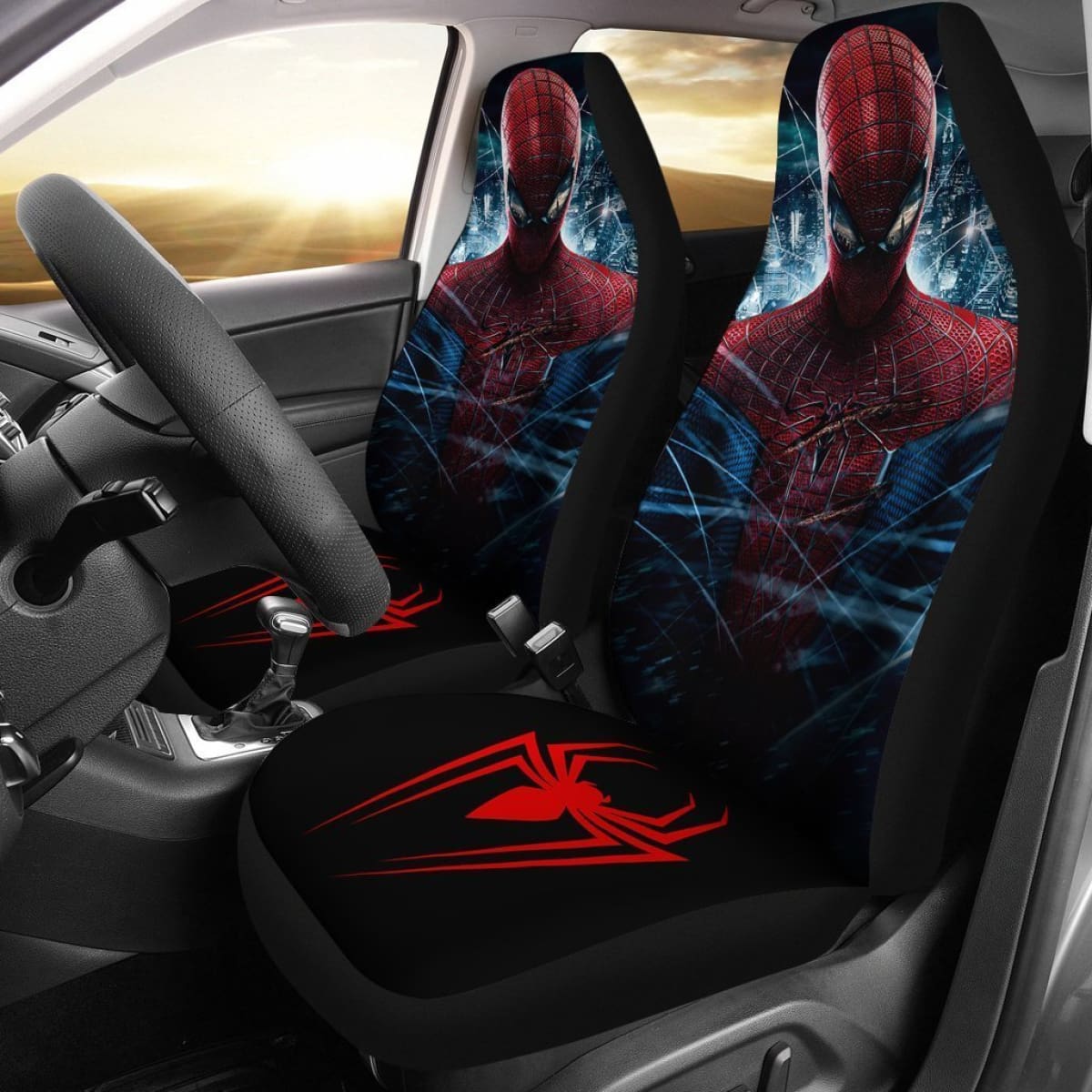 Amazing Spiderman Car Seat Covers For Fan Universal Fit 225721