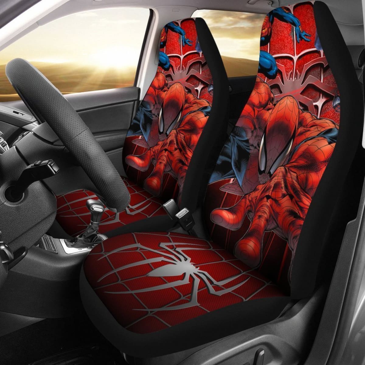 Amazing Spiderman Car Seat Covers Lt04 Universal Fit 225721