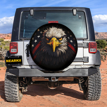 American Bald Eagle Car Spare Tire Cover