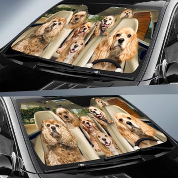 American Cocker Spaniel All Over Printed 3D Sun Shade