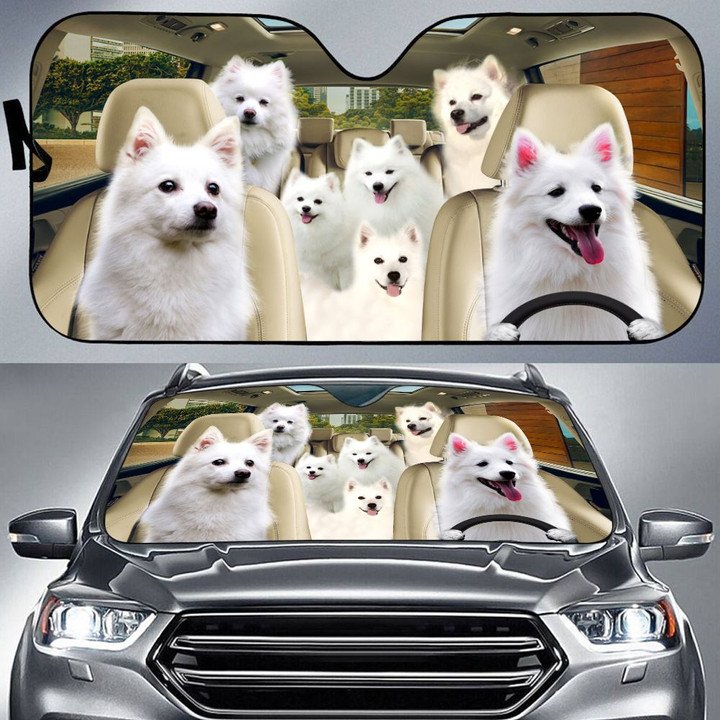 American Eskimo All Over Printed 3D Sun Shade