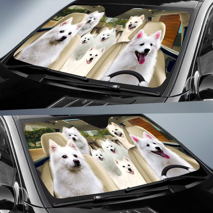 American Eskimo All Over Printed 3D Sun Shade
