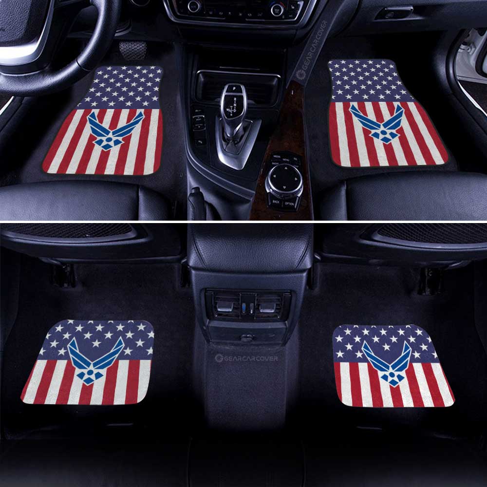 American Flag Military Air Force Car Floor Mats Custom Car Accessories