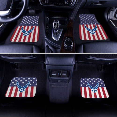 American Flag Military Air Force Car Floor Mats Custom Car Accessories