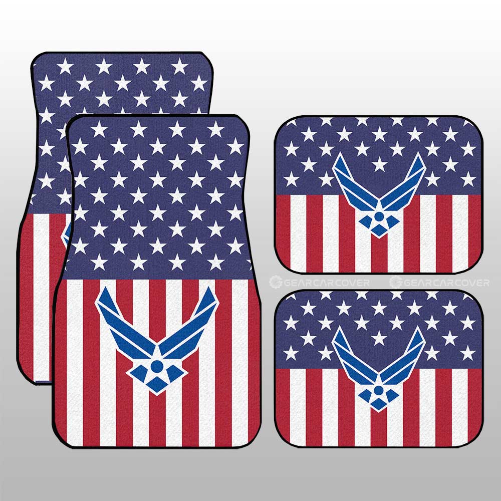 American Flag Military Air Force Car Floor Mats Custom Car Accessories