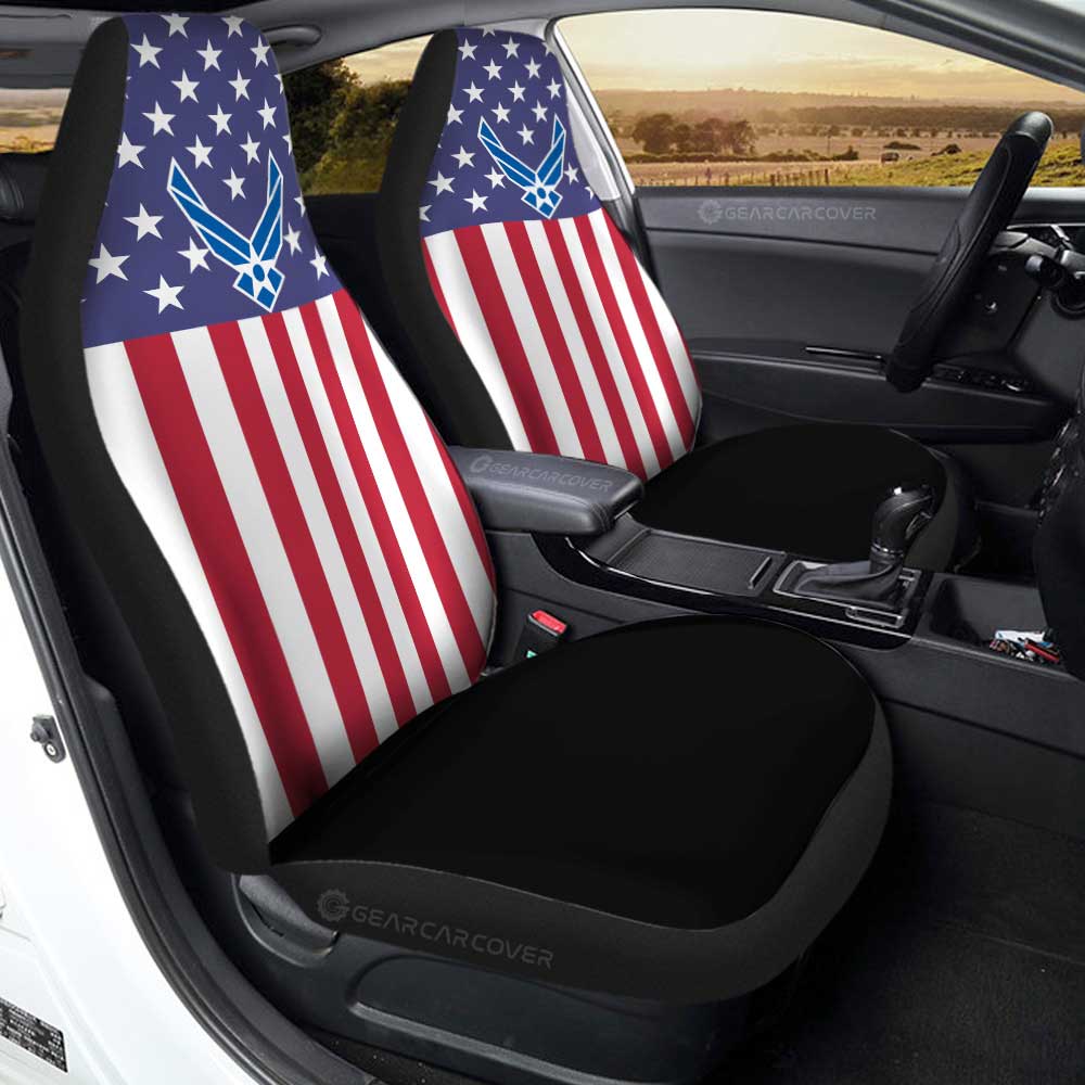 American Flag Military Air Force Car Seat Covers Custom Car Accessories