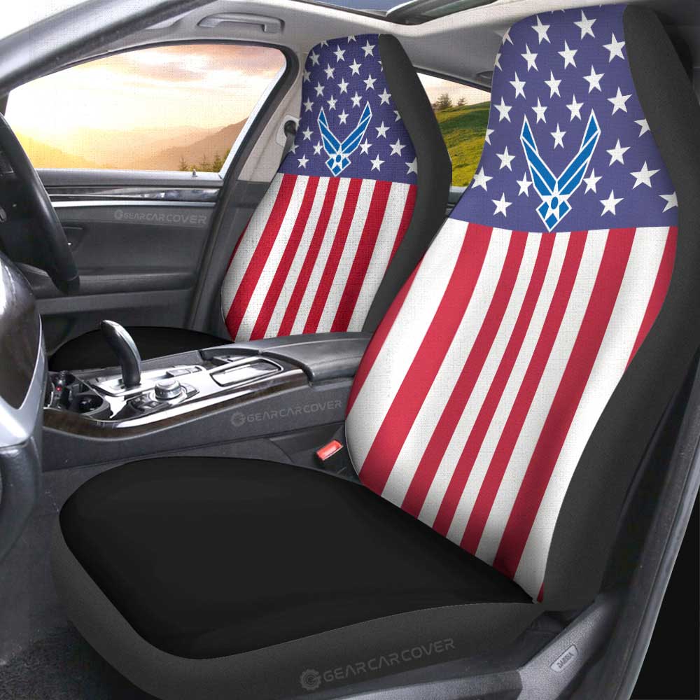 American Flag Military Air Force Car Seat Covers Custom Car Accessories