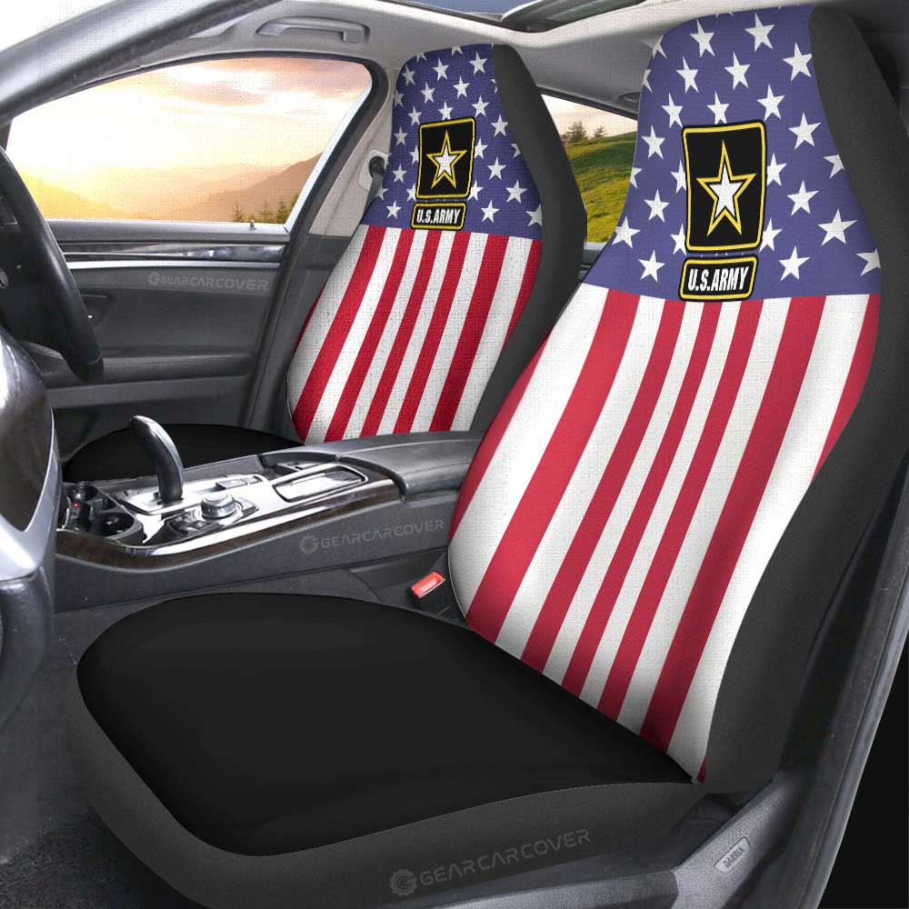 American Flag Military Army Car Seat Covers Custom Car Accessories