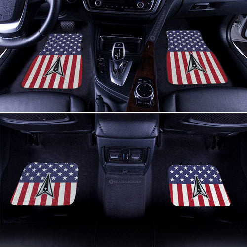 American Flag Military Space Force Car Floor Mats Custom Car Accessories