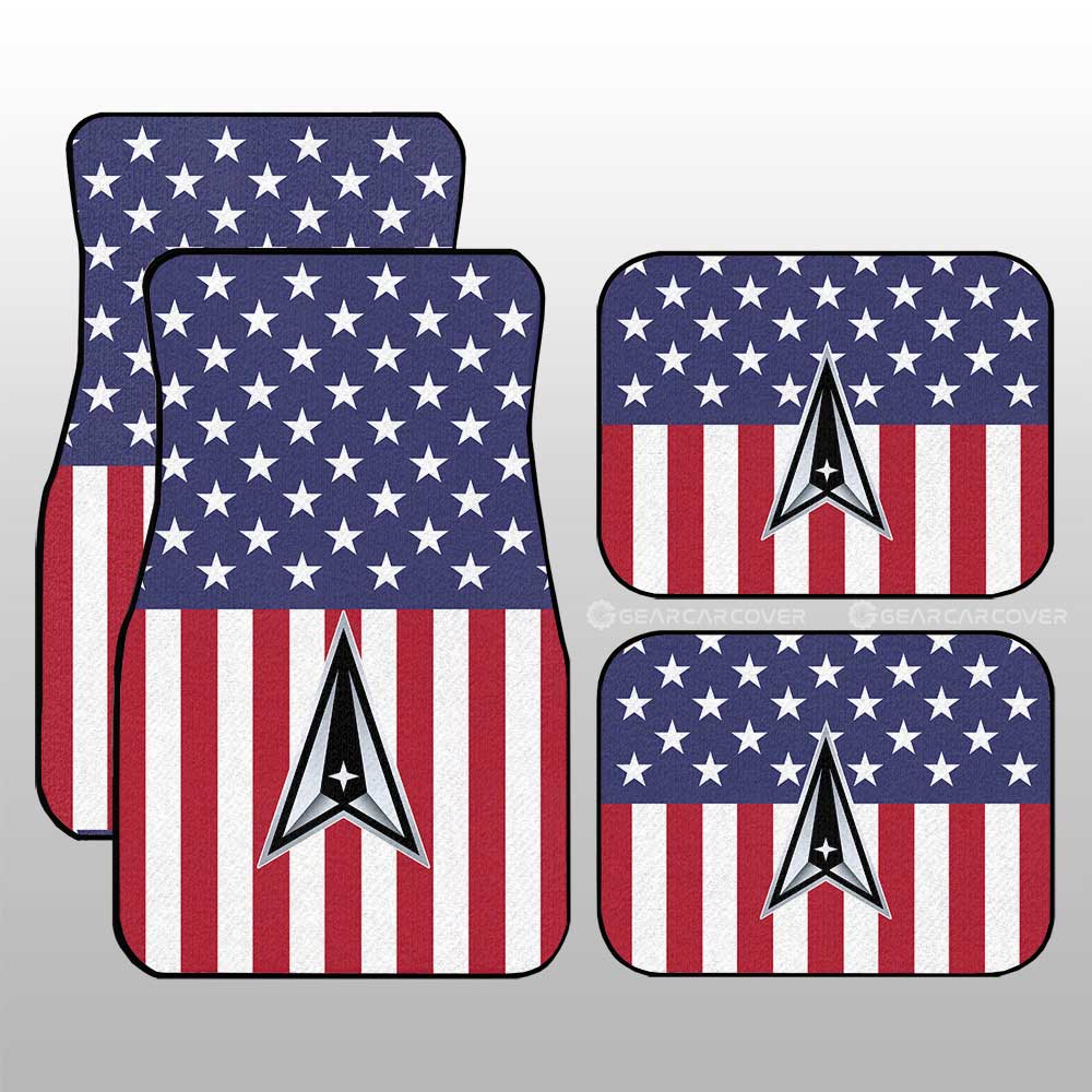 American Flag Military Space Force Car Floor Mats Custom Car Accessories