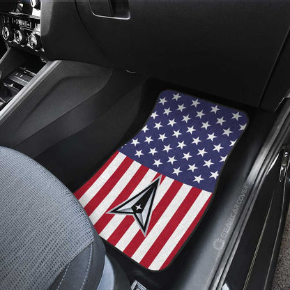 American Flag Military Space Force Car Floor Mats Custom Car Accessories