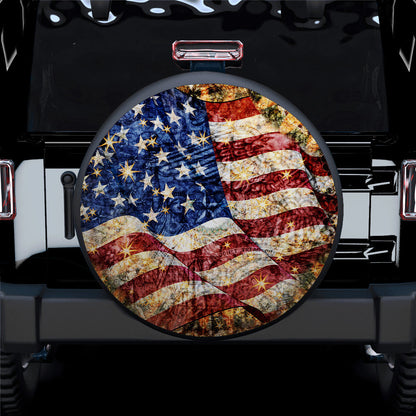 American Flag Old Glory Car Spare Tire Cover